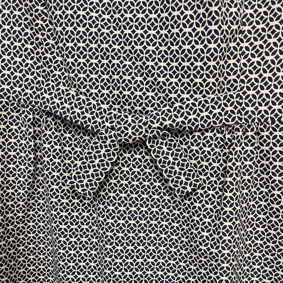 NWT Talbots Bow-Front Patterned Dress - Picture 5 of 15